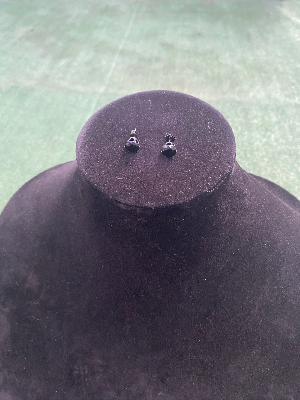 Black Diamond stud earrings